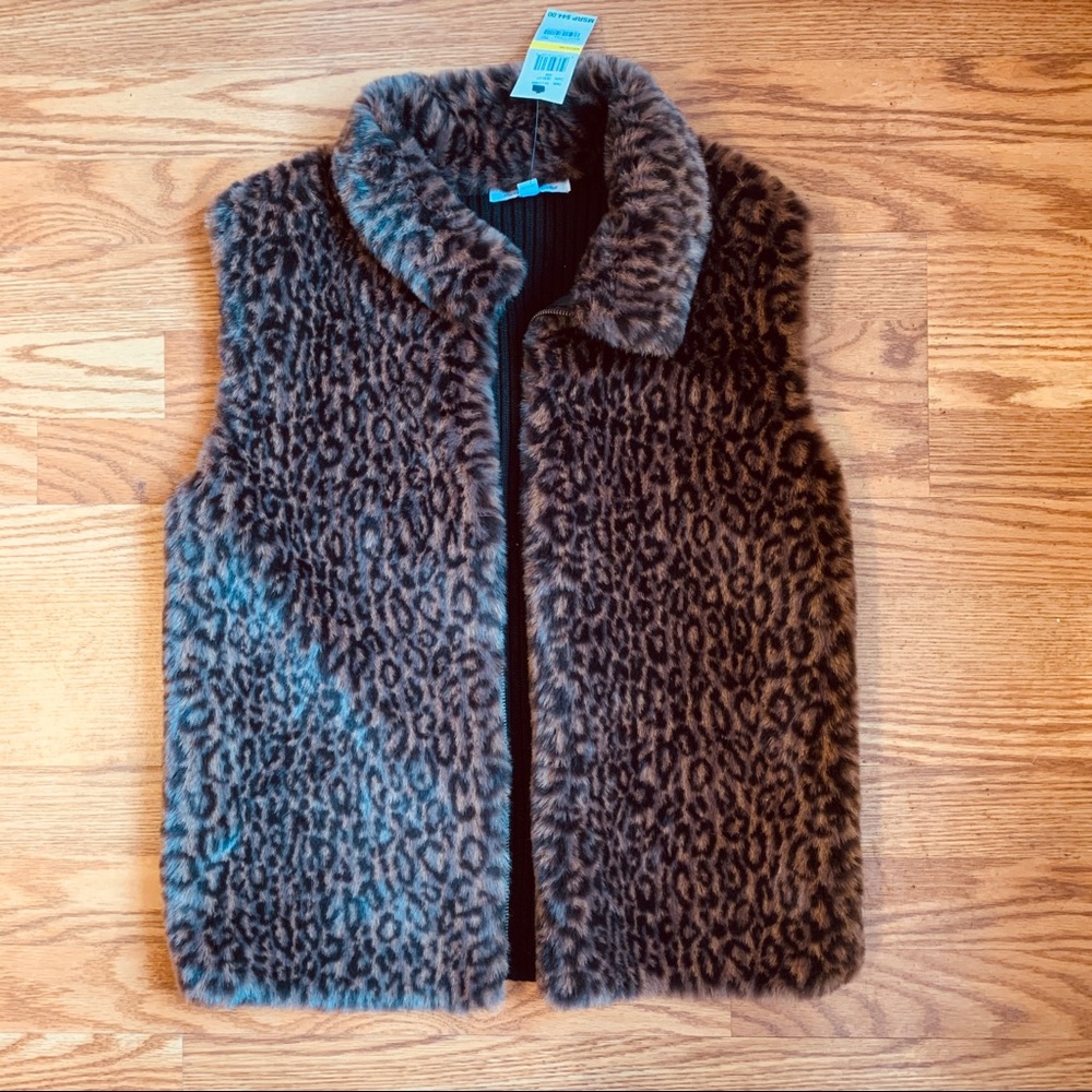 CHEETAH SOFT FUR VEST